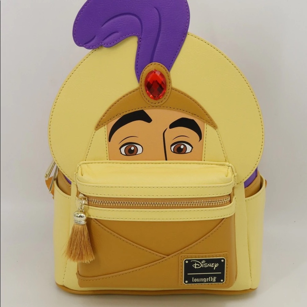 Exclusive Loungefly Aladdin Prince Ali Cosplay Mini Backpack